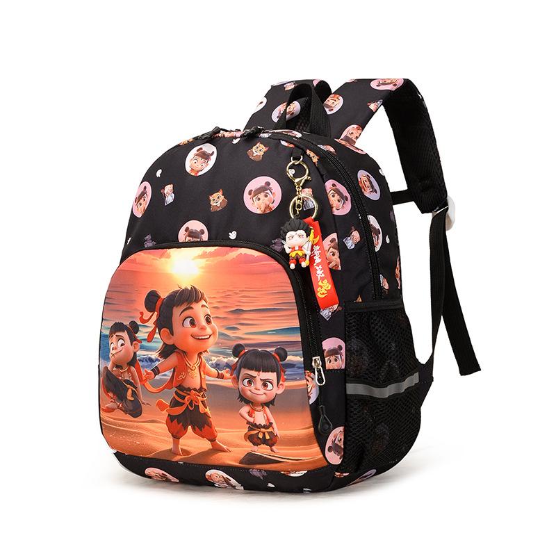 National Manga Cartoon Boys And Girls Backpack Fashion Large Capacity Primary School Bag Foreign Style Printing Children'S Backpack