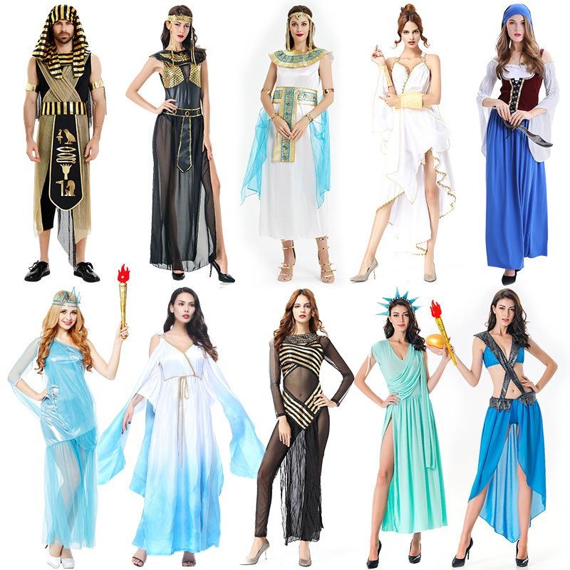 Halloween Adult Costume Cleopatra Ancient Costume Queen of the Nile Show Costume