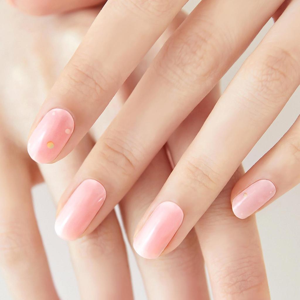 Пастельные полоски для ногтей 24 шт. | Самоклеящиеся типсы-наклейки, Мягкие розовые и лавандовые тона, Быстрый 5-минутный маникюр