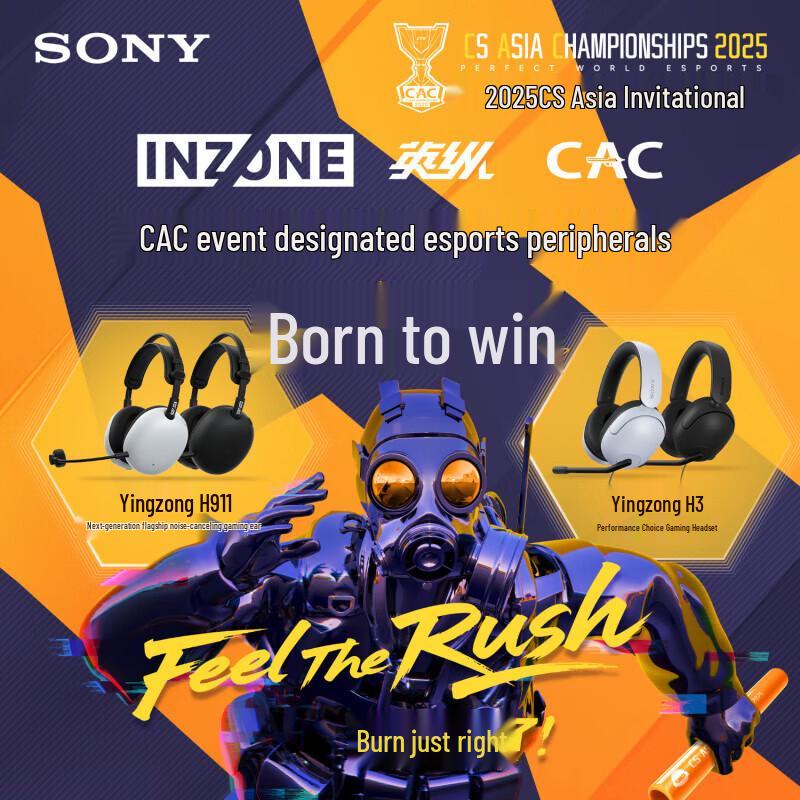 Sony INZONE FPS Gaming Set with H9 II Headphones and G500 Mouse