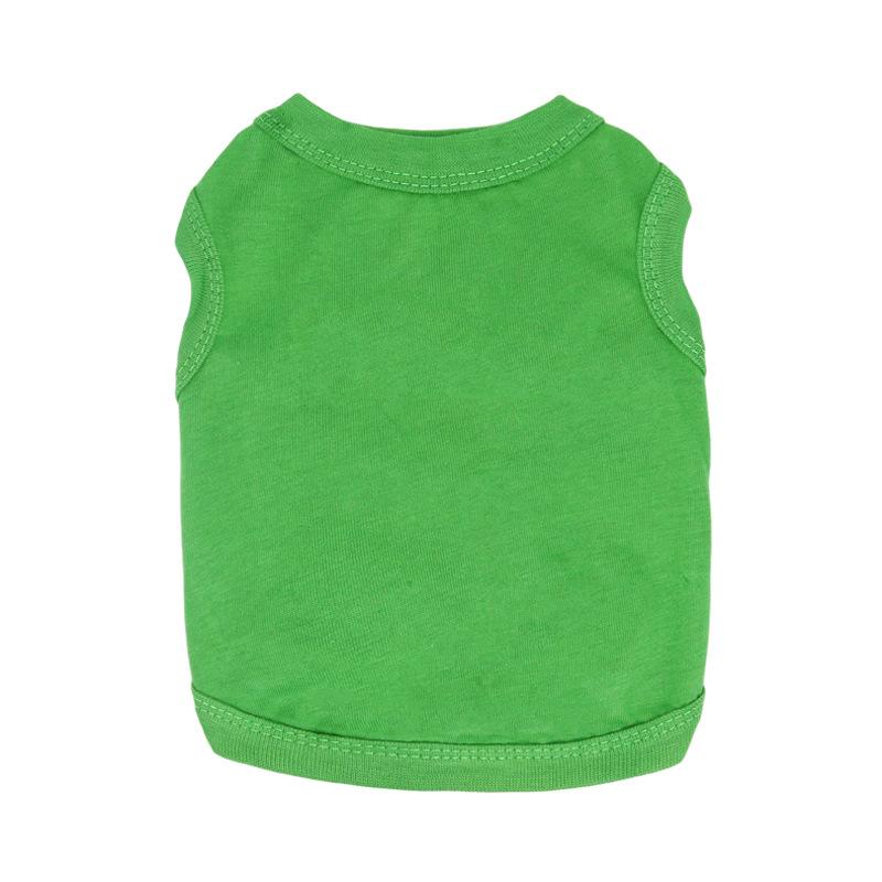 Dog Shirts Pet Clothes Blank Clothing Puppy Vest T-Shirt Sleeveless Costumes Doggy Soft and Breathable Apparel Outfits for Cats