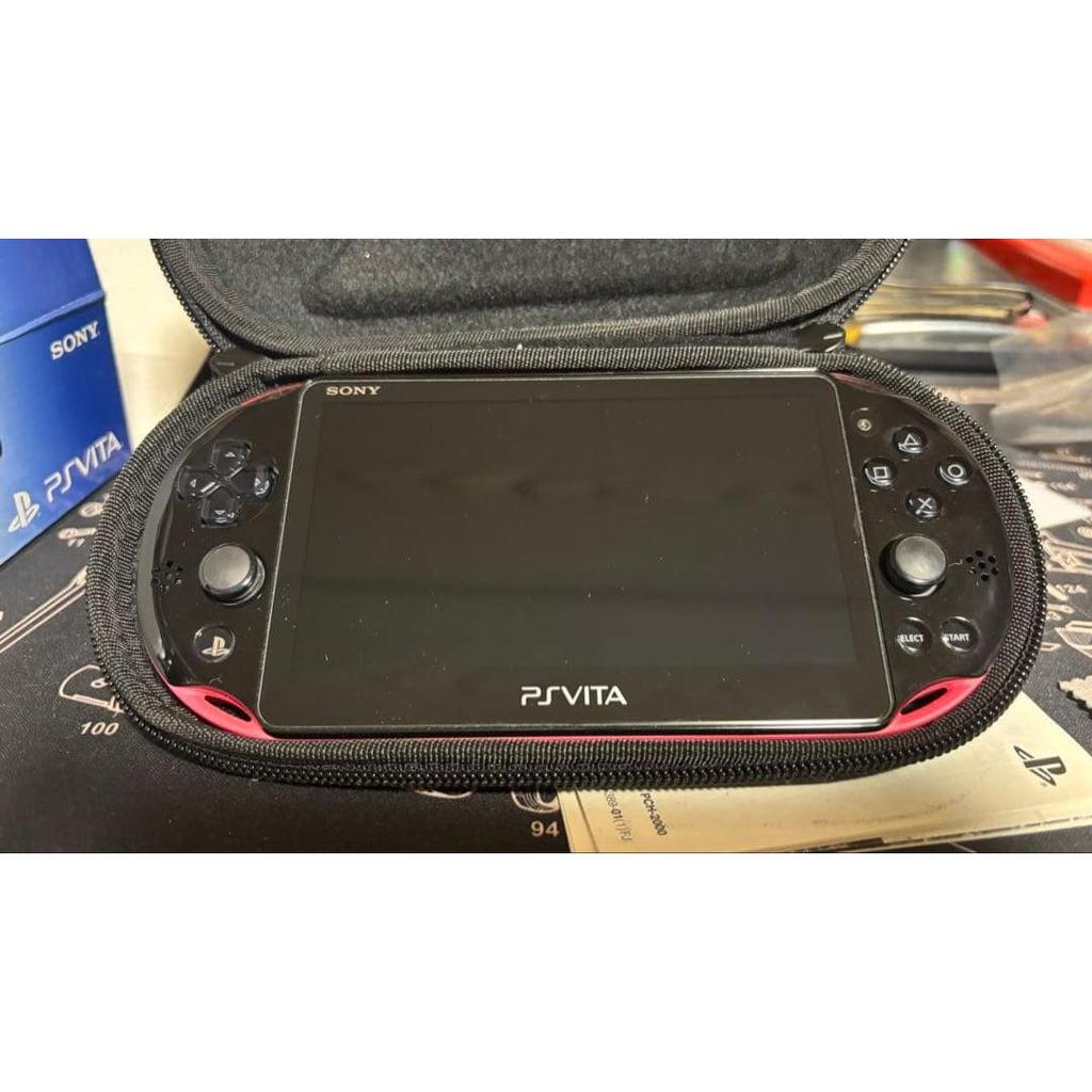 Used PlayStation Vita PCH-2000 series Pink/Black with accessories