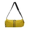 Simple Solid Color Striped Large Capacity Women Shoulder Bag For Daily Use