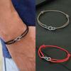 Минималистичный браслет на шнурке для мужчин Ретро Викинг Браслет Высококачественная Тонкая Веревочная Цепочка Шарм Браслет Heren Armbanden Хип-хоп Joias