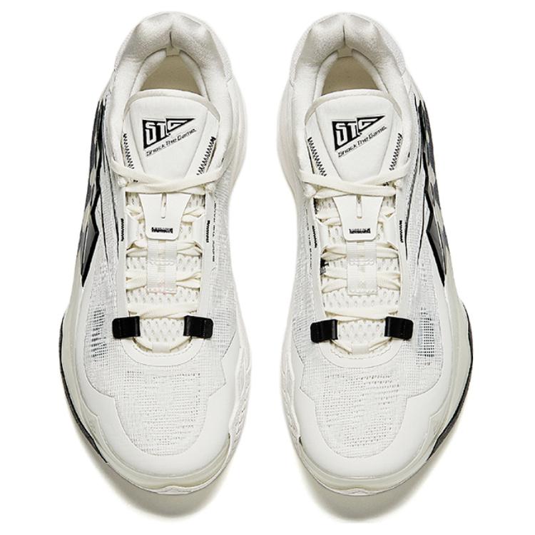 Anta Кроссовки для баскетбола Crazy 1 Professional, мужские, белые, черные 112431106-3