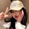 Женская бейсболка из стираного хлопка с вышитыми буквами, кепка с козырьком для девушек, корейские кепки для отдыха на открытом воздухе в стиле JK Y2K