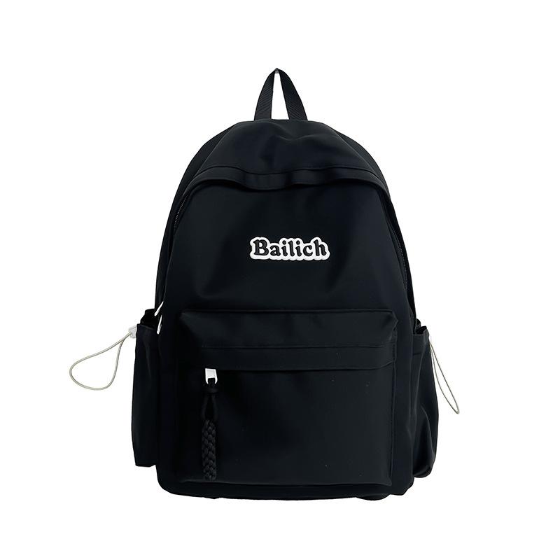 Fashion Harajuku Simple Backpack Student School Bag Computer Bag Trend Travel Backpack Female Premium Sense