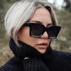 Retro Square Sunglasses Women Men Brand Designer Vintage Sun Glasses Female Male Mirror Punk Travel Shades