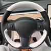 Custom DIY Car Steering Wheel Cover Carbon Fiber Suede Leather For Tesla Model 3 2017 2018 2019 2020 Car Interior Accessories