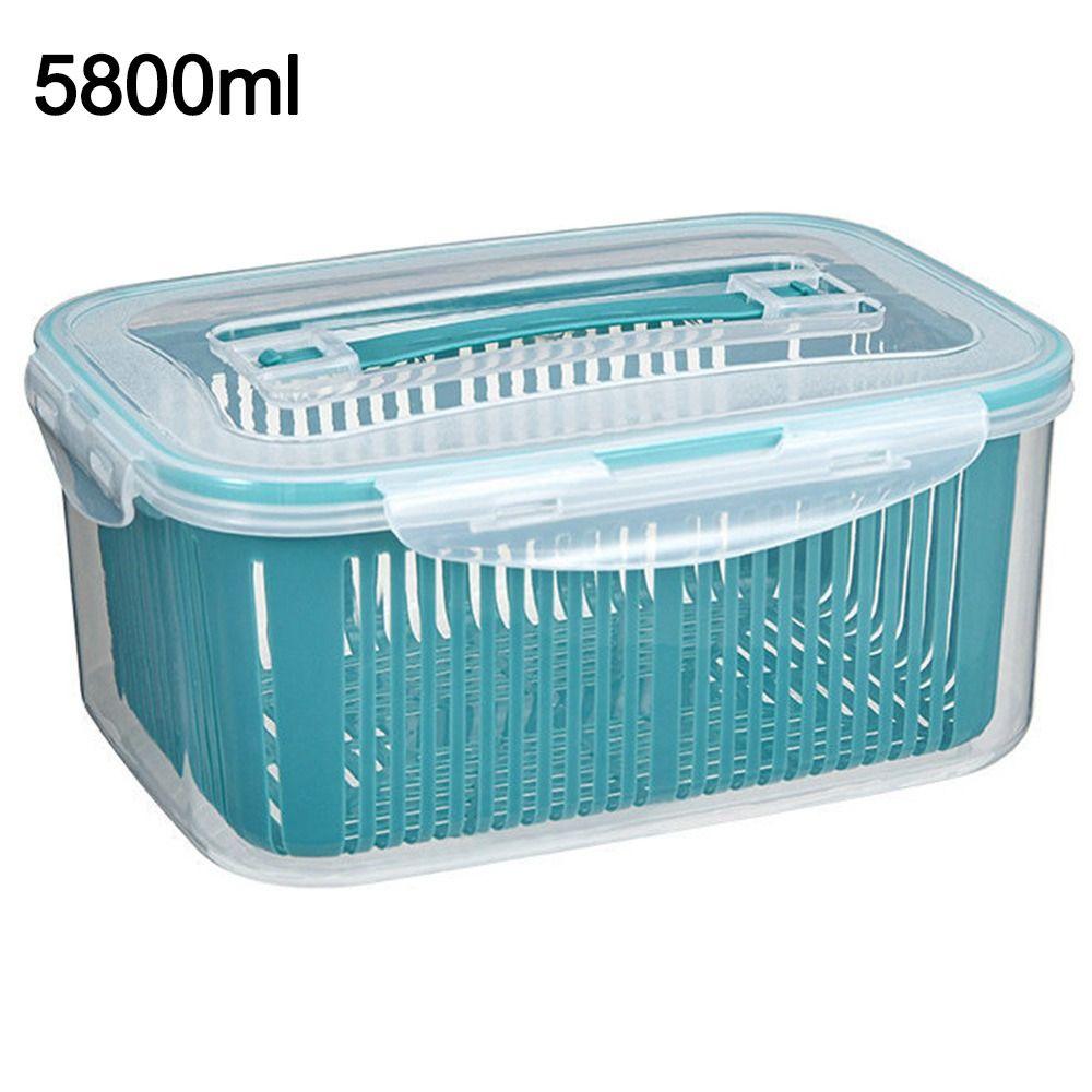 Двухслойный контейнер для хранения фруктов Пластиковый контейнер для хранения продуктов Кухня