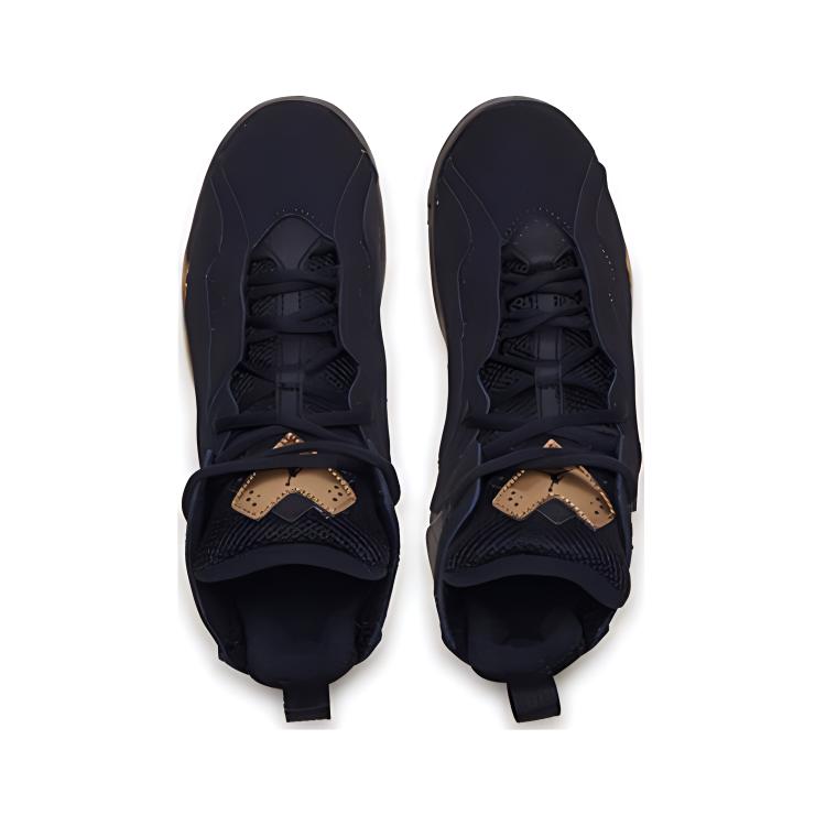 Jordan True Flight Black Wolf Grey Metallic Gold PS 343796-070