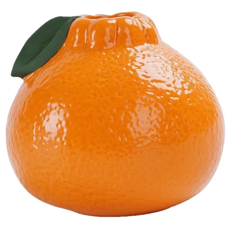 Creative Hydroponic Pothos Vase - Orange Vine Stand for Living Room or Office Desk