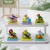 K394-K399 Parrot Nectar Micro-particle Assembly Building Blocks Children's Educational Toy Simulated Bird Model Ornaments