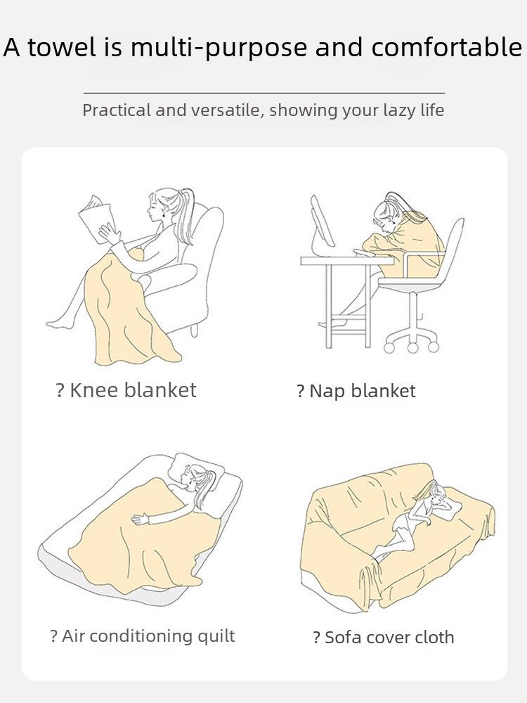 Универсальный чехол для дивана в скандинавском стиле - летнее одеяло на все времена года, подходит для одно- и трехместных диванов