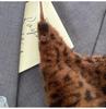 Leopard Print Plush Tote - Women's Versatile Large-Capacity Autumn/Winter Shoulder Bag