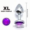 Металлический анальный пробка для женщин мужчин пар Butt Plug Анальная игрушка Дильдо Взрослая игра Мастурбатор Анальный Алмазный Секс-игрушка для взрослых Продукты
