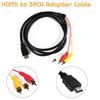 5 Feet HDMI Male To 3 RCA 1080P VGA Cord Video Audio AV Cable for TV HDTV DVD Consumer Electronics