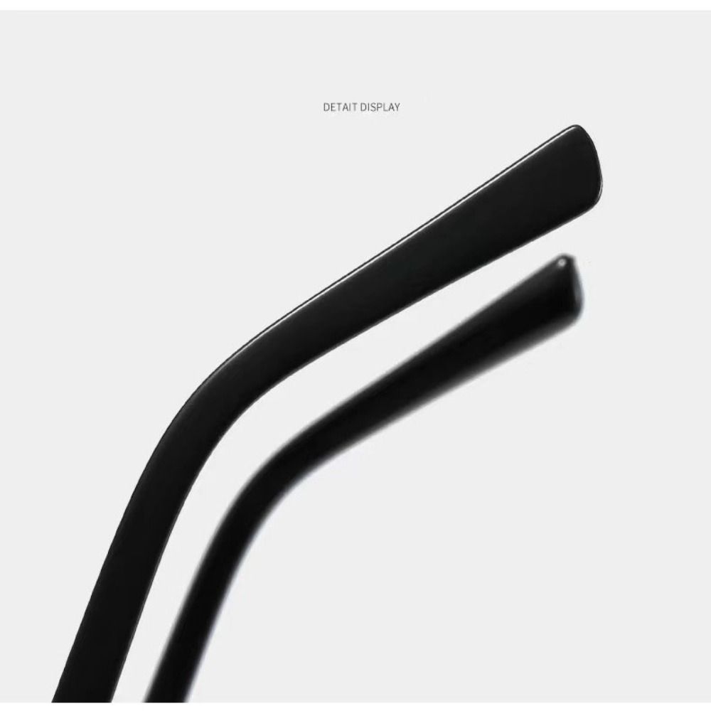 Sun-Protective Black Frame Sunglasses Street Photos Black Shades Glasses for women man