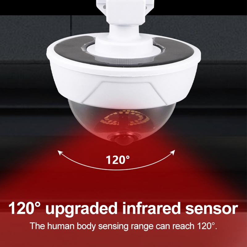 Simulation Solar Camera Outdoor Household Fake Camera Waterproof Lighting CCTV Surveillance Fake Camera Safety Protection