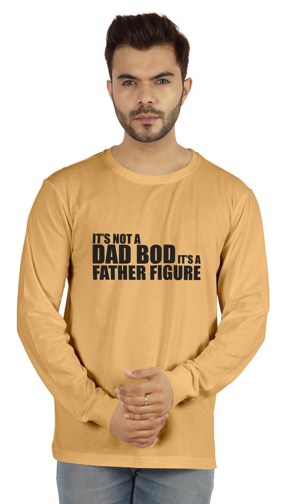 Inkmeso Мужская футболка It's Not A Dad Bod It's A Father Figure Смешные цитаты Папочка футболка
