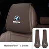 Leather Car Seat Headrest Protective Cover Accessories For BMW 1 2 3 4 5 6 7 Series G20 G30 F48 E90 E36 F30 F10 X1 X3 X4 X5 X6X7 II9