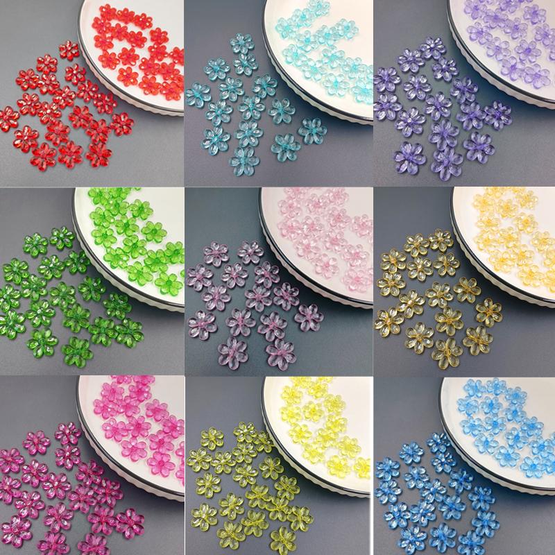 10 шт. 23 мм аксессуары для изготовления ювелирных изделий своими руками акриловые бусины в форме цветка солнца браслет ожерелье новые красочные свободные разделительные бусины ручной работы