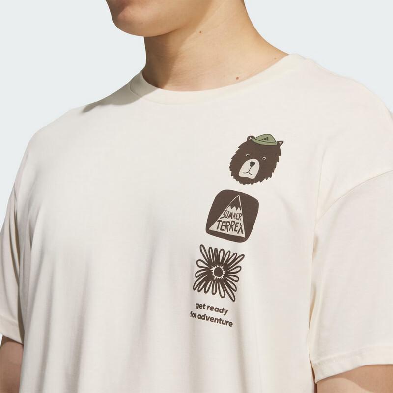adidas Мужская футболка с коротким рукавом серии Outdoor MT GFX TEE