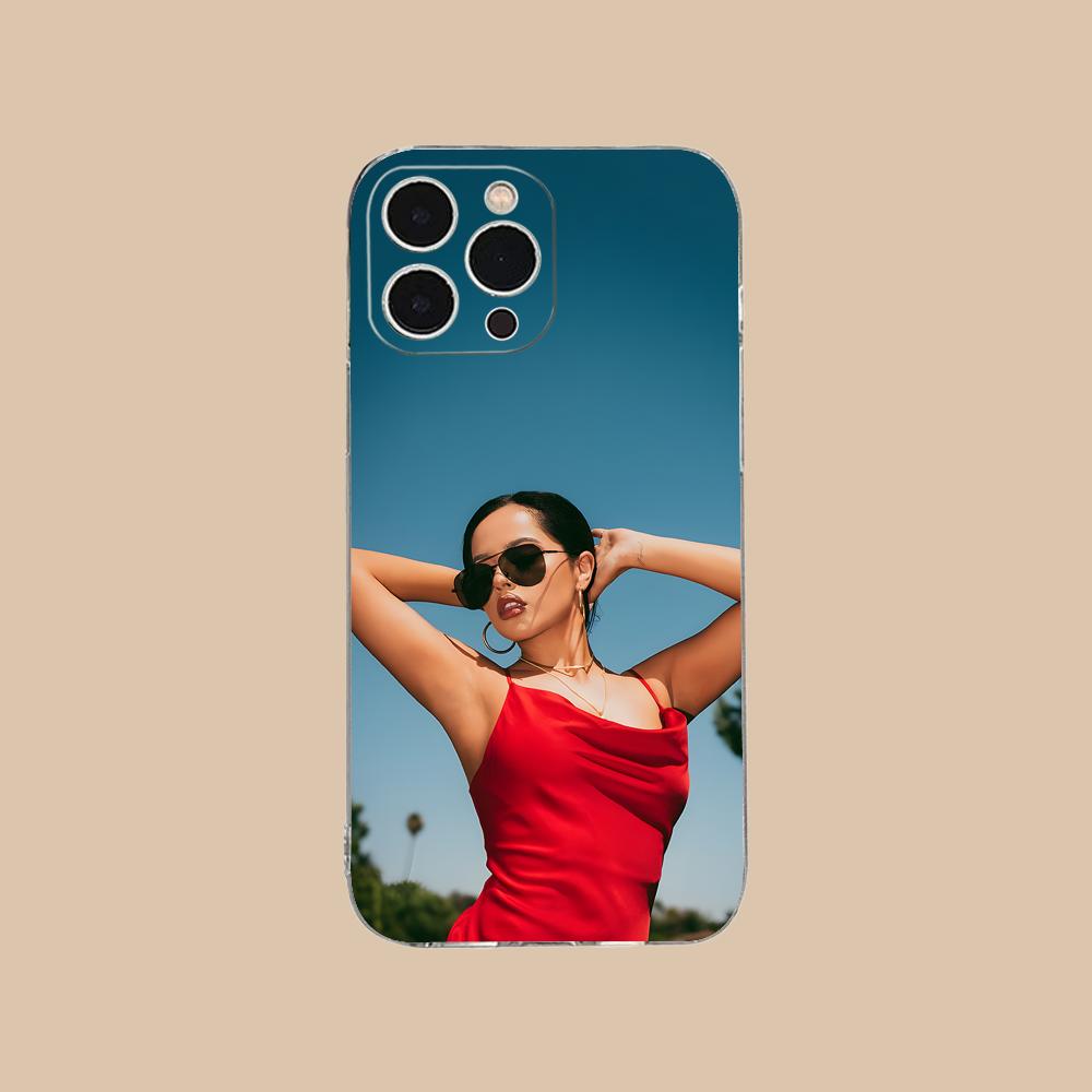 Модный Чехол для Мобильного Телефона Becky G для iPhone 16 15 14 13 12 11 X XR XS 8 6 Pro Max Plus Mini Прозрачный Цветной Защитный Красивый