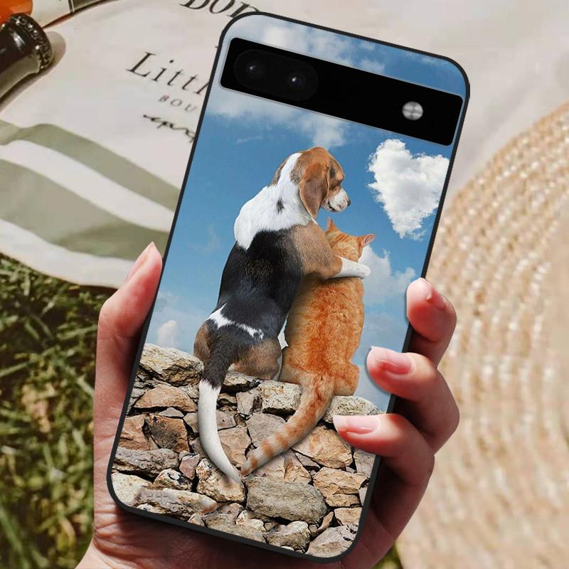 Чехол для Google Pixel 6a Cove Pixel6 Силиконовый Мягкий ТПУ Чехлы для Телефона для Google Pixel 6 Pro Чехол Pixel6A 5G Защитный Funda Capa