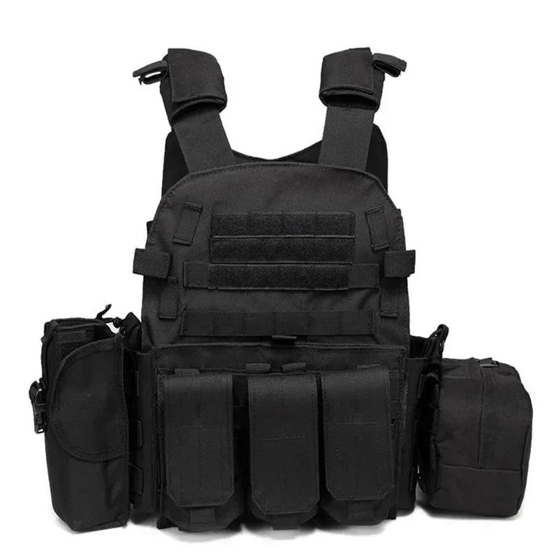 Военный жилет Бронежилет Боевое снаряжение Армии Охота Plate Carrier Аксессуары для страйкбола Военная игра Подсумок Жилет
