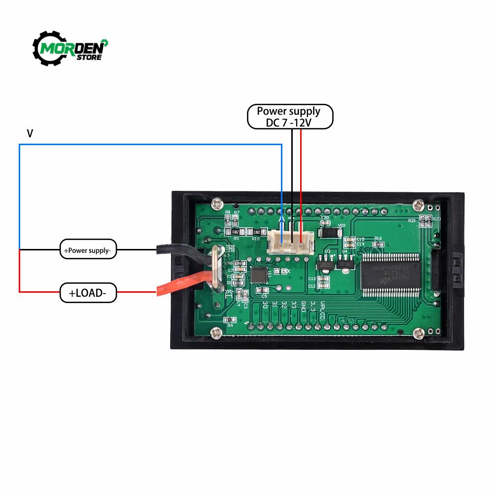 LCD Digital Voltmeter Ammeter Wattmeter Voltage Current Power Meter Volt Detector Tester Monitor DC 1-111V 1-1111W