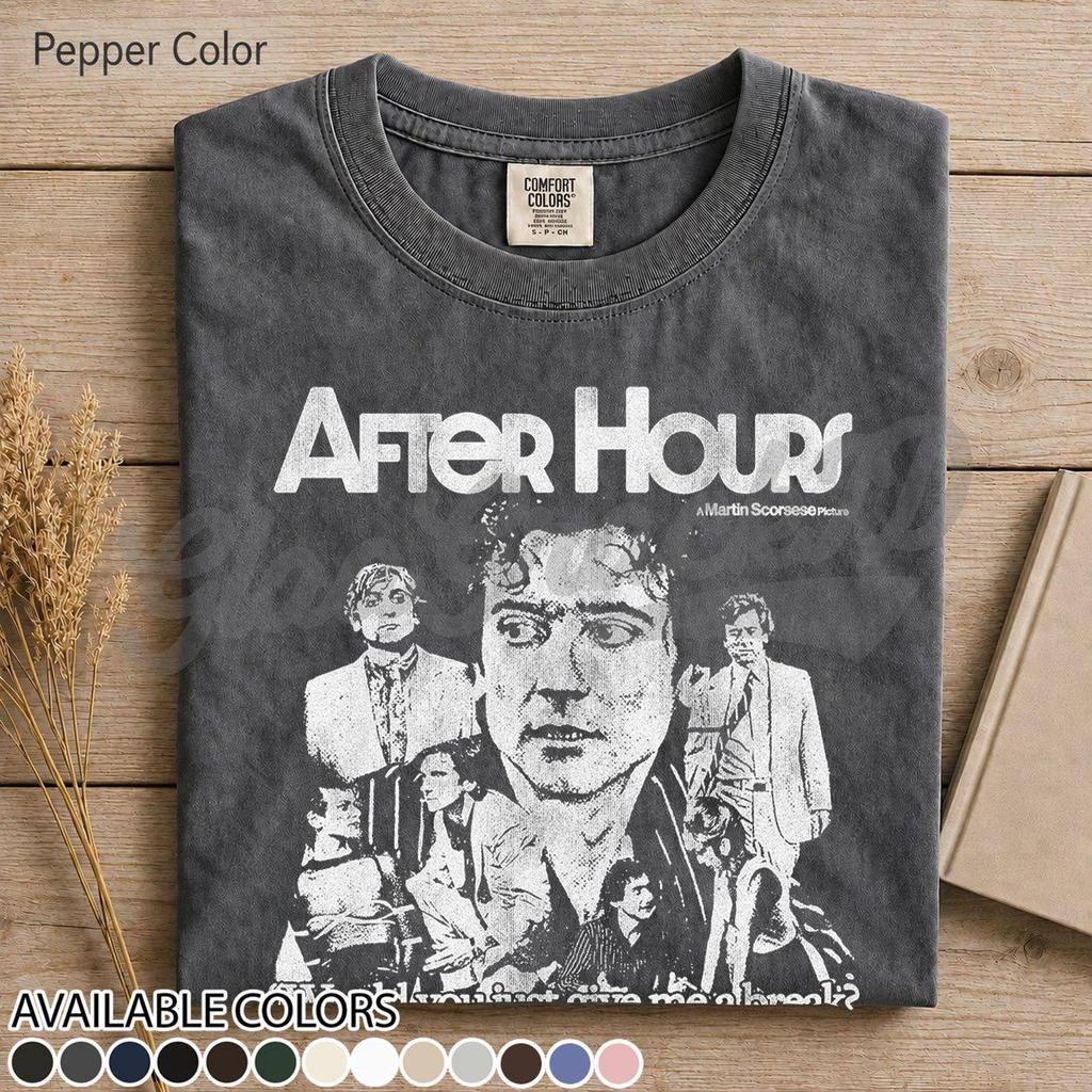 Vintage After Hours 1985 Comedy/Thriller Martin Scorsese Softstyle T-Shirt, Retro Movie Tee, 80s Film Lover Gift, Funny Graphic Top FD