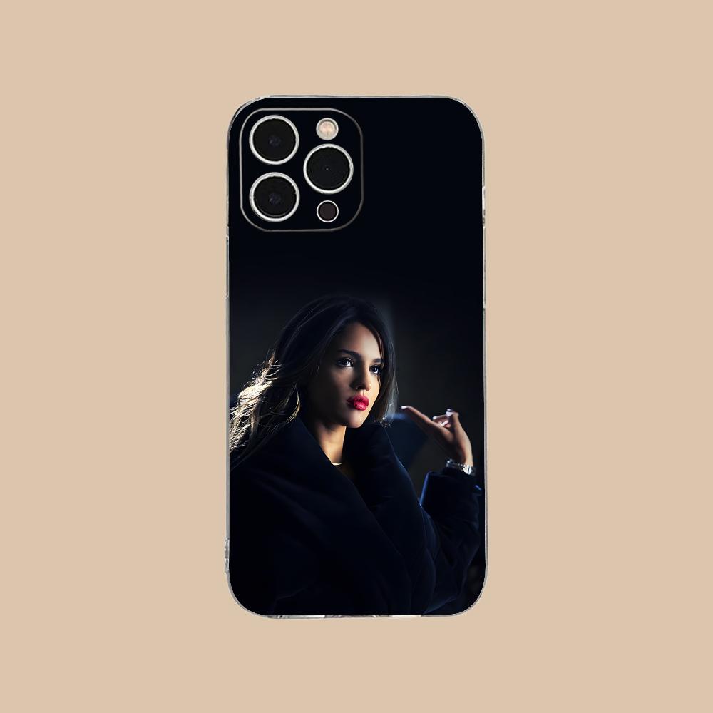 Модный прозрачный чехол из ТПУ Eiza Gonzalez для iPhone 17 16 15 14 13 12 11 X XR XS Air Pro Max Plus Mini Цветной чехол