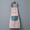 Women's Waterproof PVC Apron with Cooking Sleeves - Oil-Proof, Customizable, Half-Length Waist Design