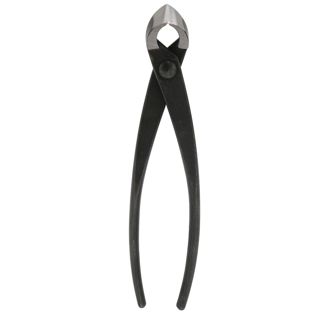 200 мм/7,9 дюйма вогнутые кусачки для веток высокопрочные марганцевые стальные диагональные плоскогубцы черные
