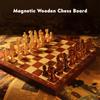Magnetic Wooden Chess Board Set Folding Travel Chess Board Game Sets for Adults Kids