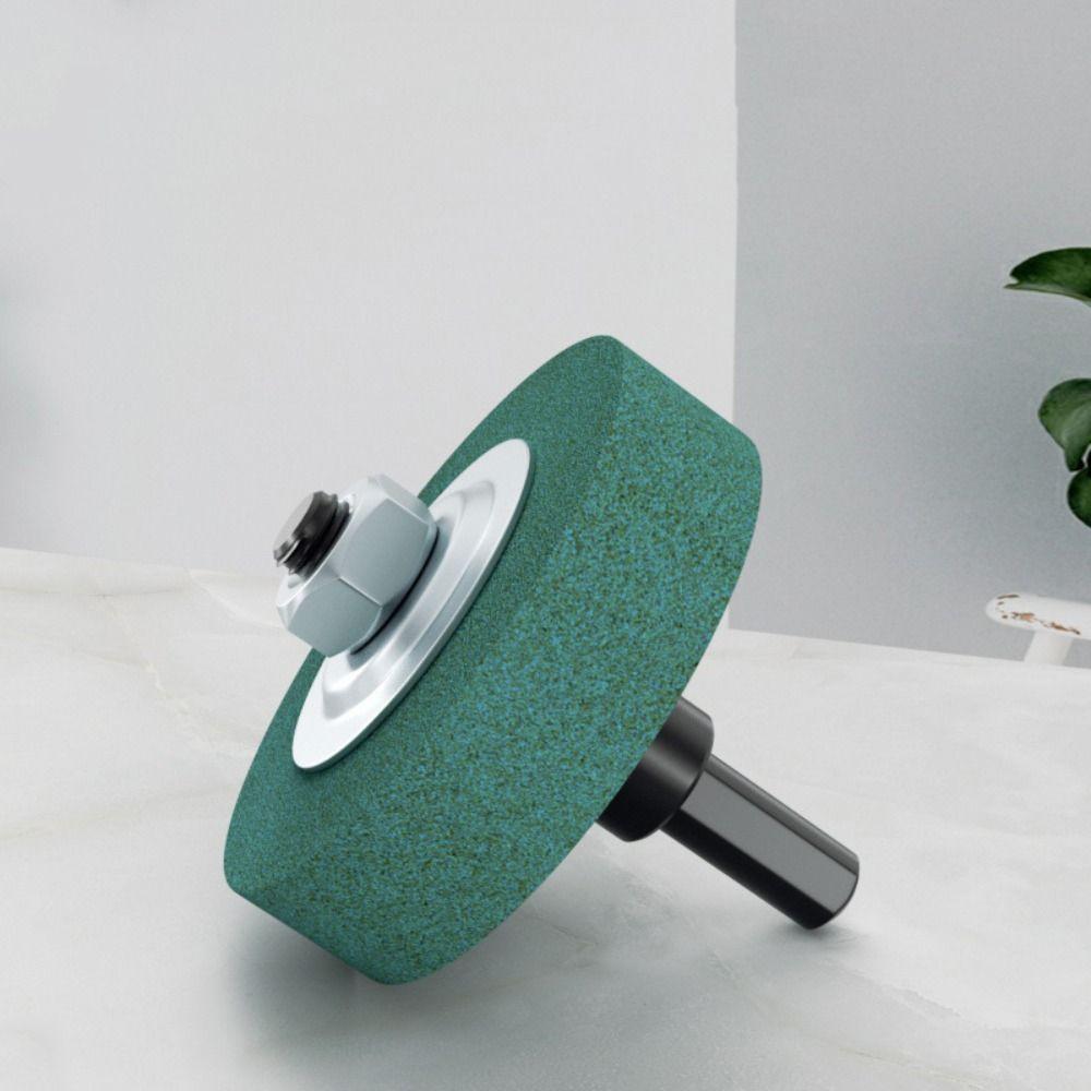 Round Rotary Grinding Stone 75mm Table Grinder Drill Durable Abrasive Stone