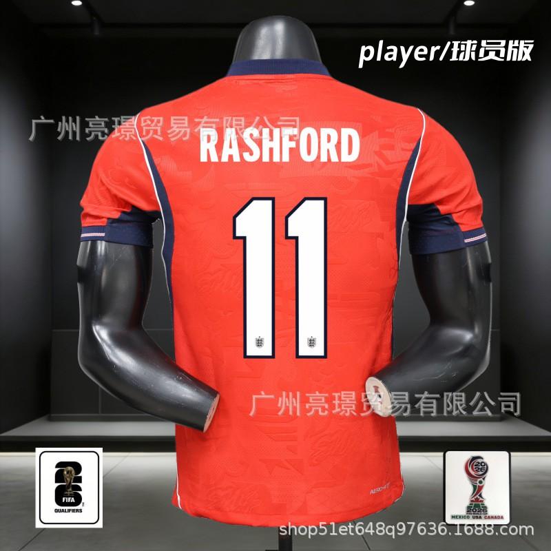 2026 World Cup England Football Jerseys Bellingham Saka Player Version Short Sleeve Sports