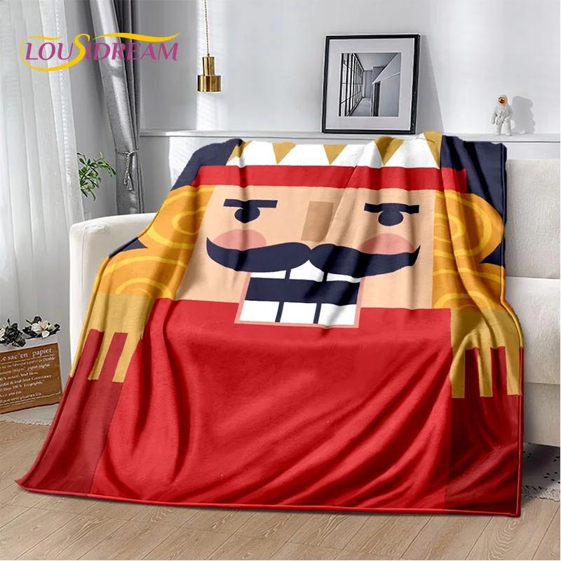 Рождественская елка Щлкунчик Мультяшная Сказки Плед, Мягкий Плед для Дома Спальни Кровати Дивана Пикника Поездки Покрытие Подарок Девочке