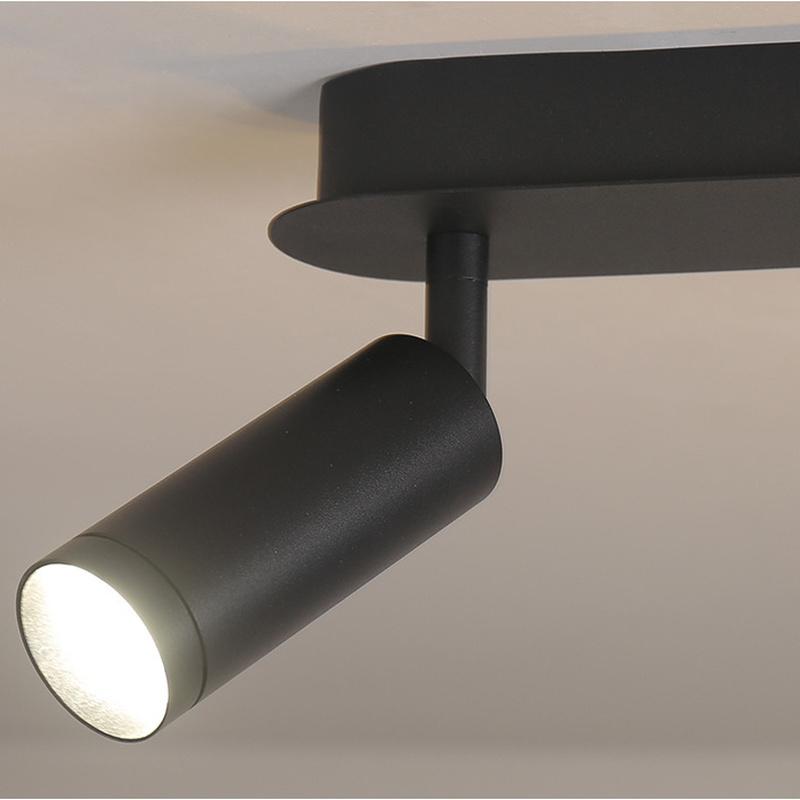 Long Strip Chandelier Modern Minimalist LED with Spotlight Minimalist Dining Room Chandelier