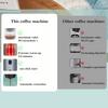 Portable Electric Espresso Machine Coffee Machine Touch Operation 15bar Pump Pressure USB Rechargeable