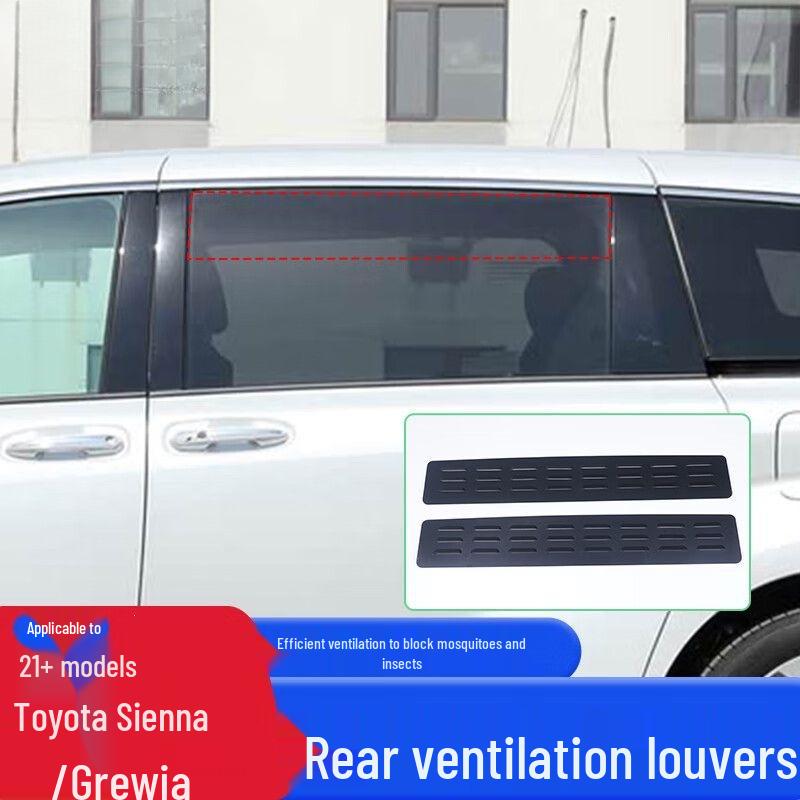 Rear Ventilation Louvers with Insect Screens for 2021-2025 Sienna/Granvia