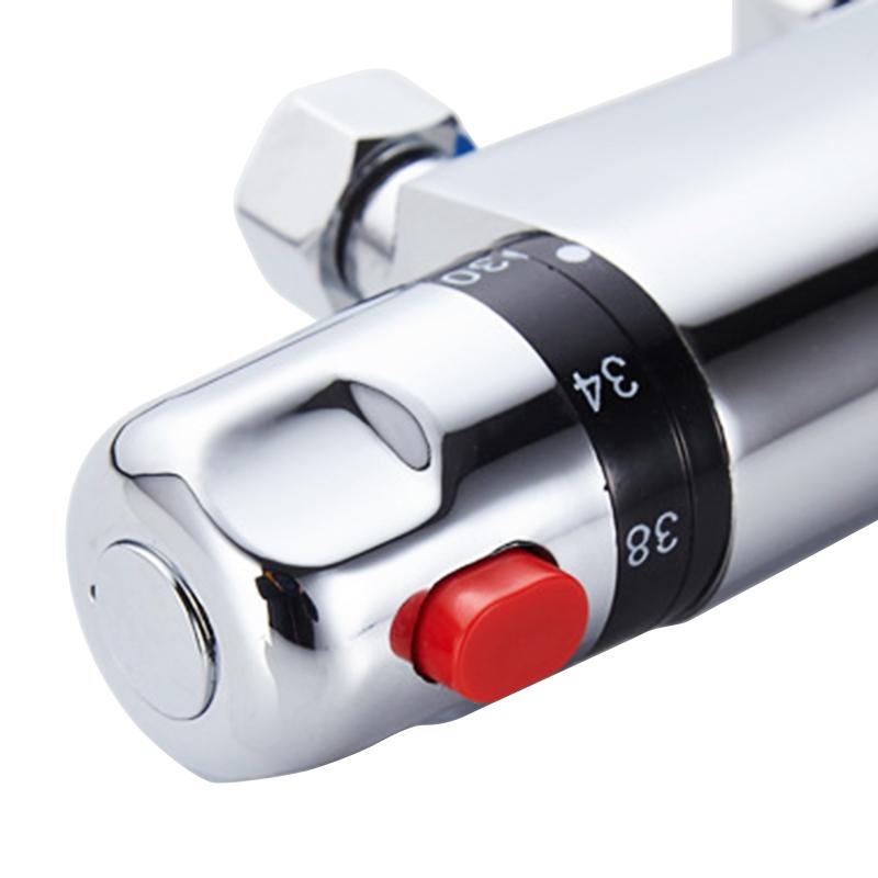 Термостатический смеситель для душа для ванной комнаты для клапана Нержавеющая сталь Вода Душевой кран Контроль температуры для клапана для S