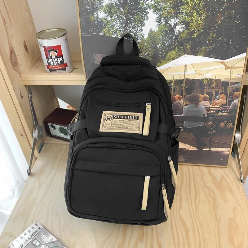 Рюкзак контрастного цвета, школьный рюкзак для старшеклассников, большой емкости, студенческий рюкзак