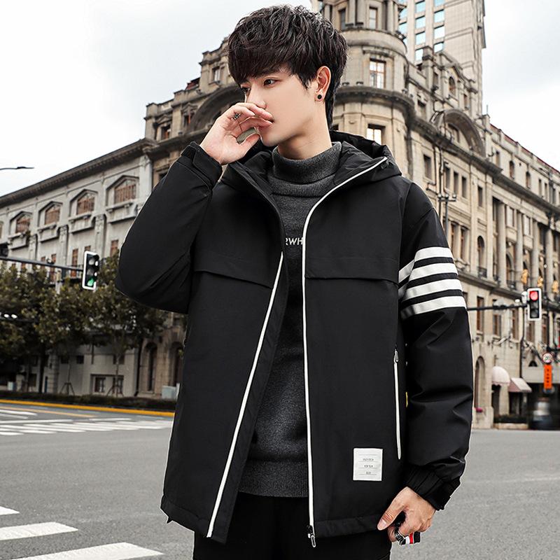 Men's Down Jacket New Year's Warm Thickened Winter Jacket Handsome Trendy Brand Short Student Winter Clothes