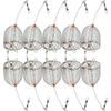 Fishing Bait Cage, Stainless Steel Fishing Cage Basket Feeder Stand Bass Trap Bait