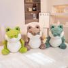 Cartoon Simulation Large Sitting Crocodile Doll Plush Toy Doll Children Sleeping with Pillow Rag Doll Gift