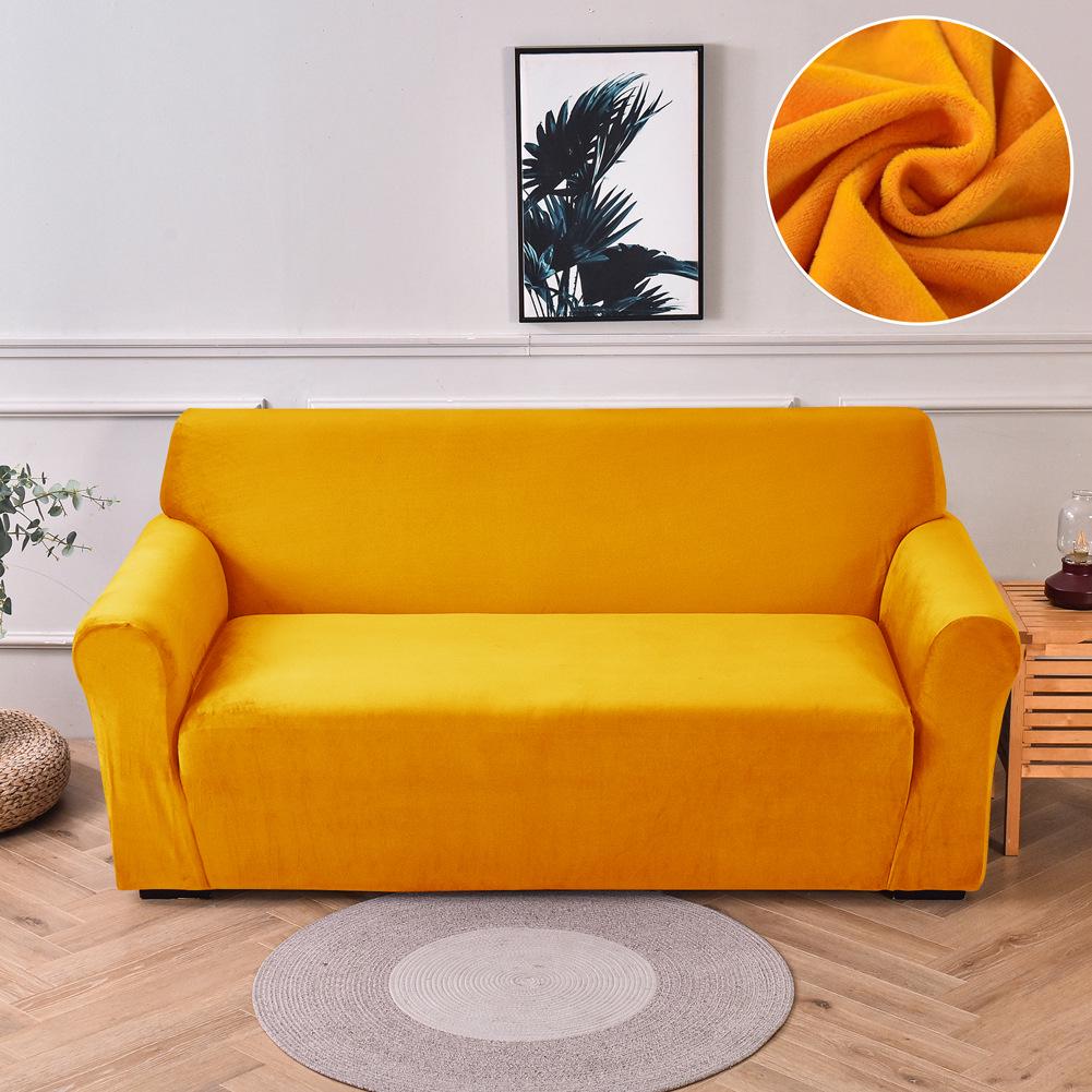 Ультрамягкий чехол для дивана из бархата Silver Fox Velvet с высокой эластичностью