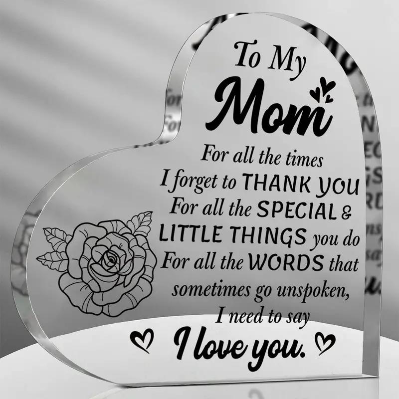 1pc Mom Birthday Gifts For Mom I Love You Mom Mothers Day Gifts