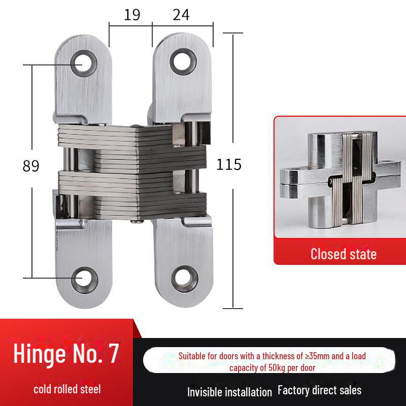 Скрытая крестообразная петля из цинкового сплава 180° для обеденных столов